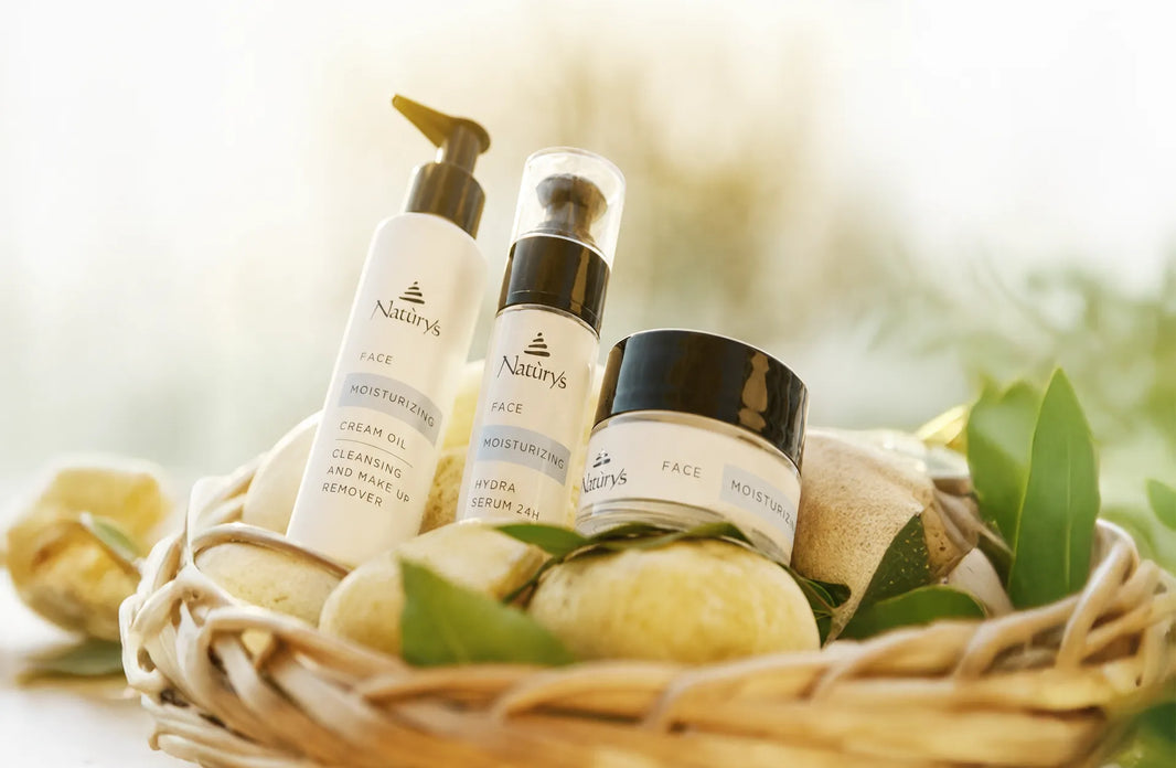 Naturys products in a nest