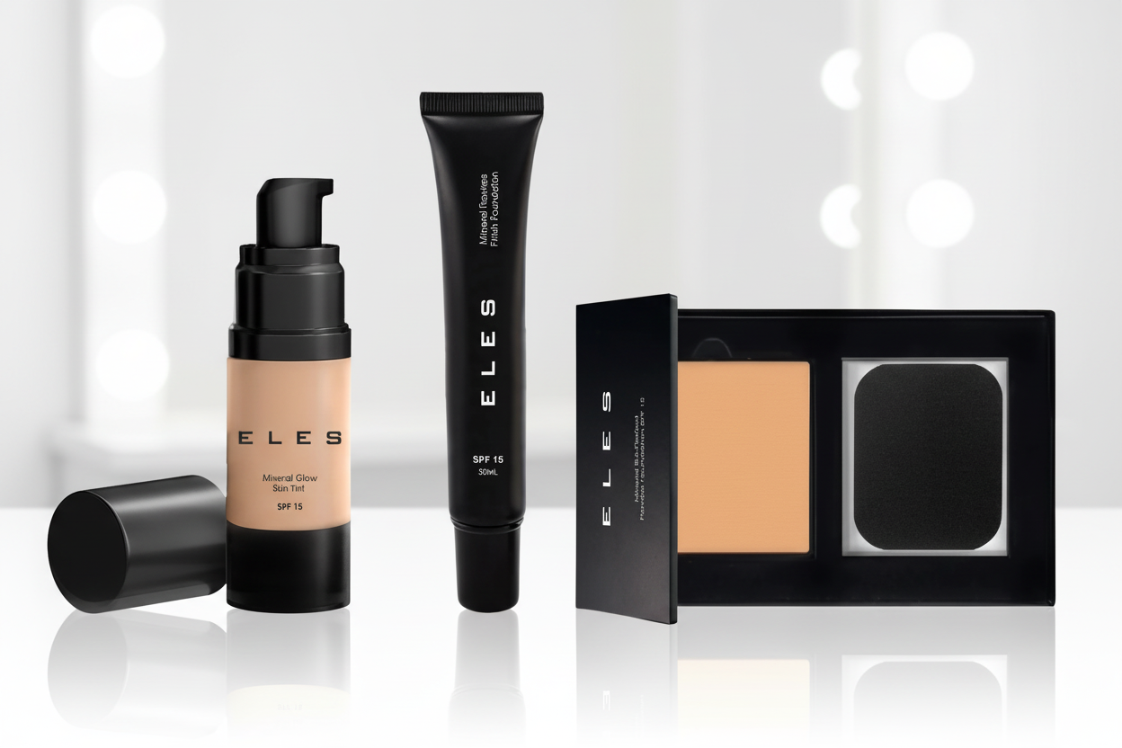 ELES Mineral Foundation Trio - Post-Treatment Professional Makeup