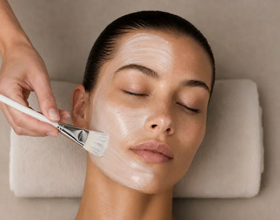 Woman having a Phytomer Cyfolia facial treatment