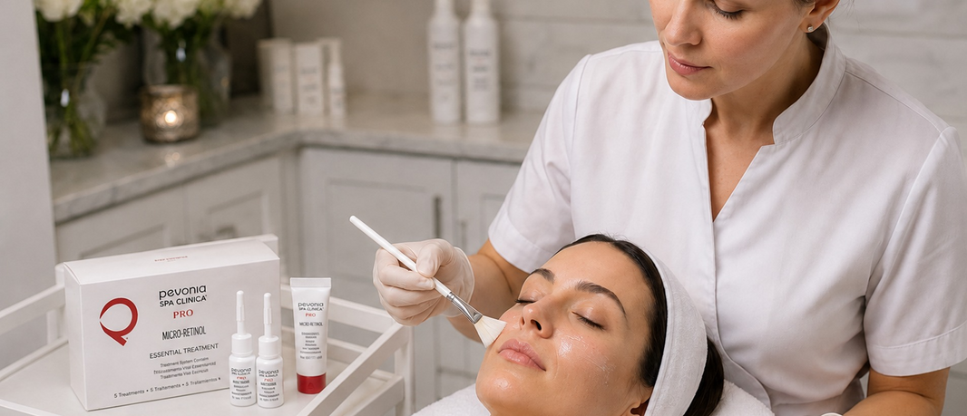 Pevonia Micro-Retinol Essential Peel Treatment professional blog header