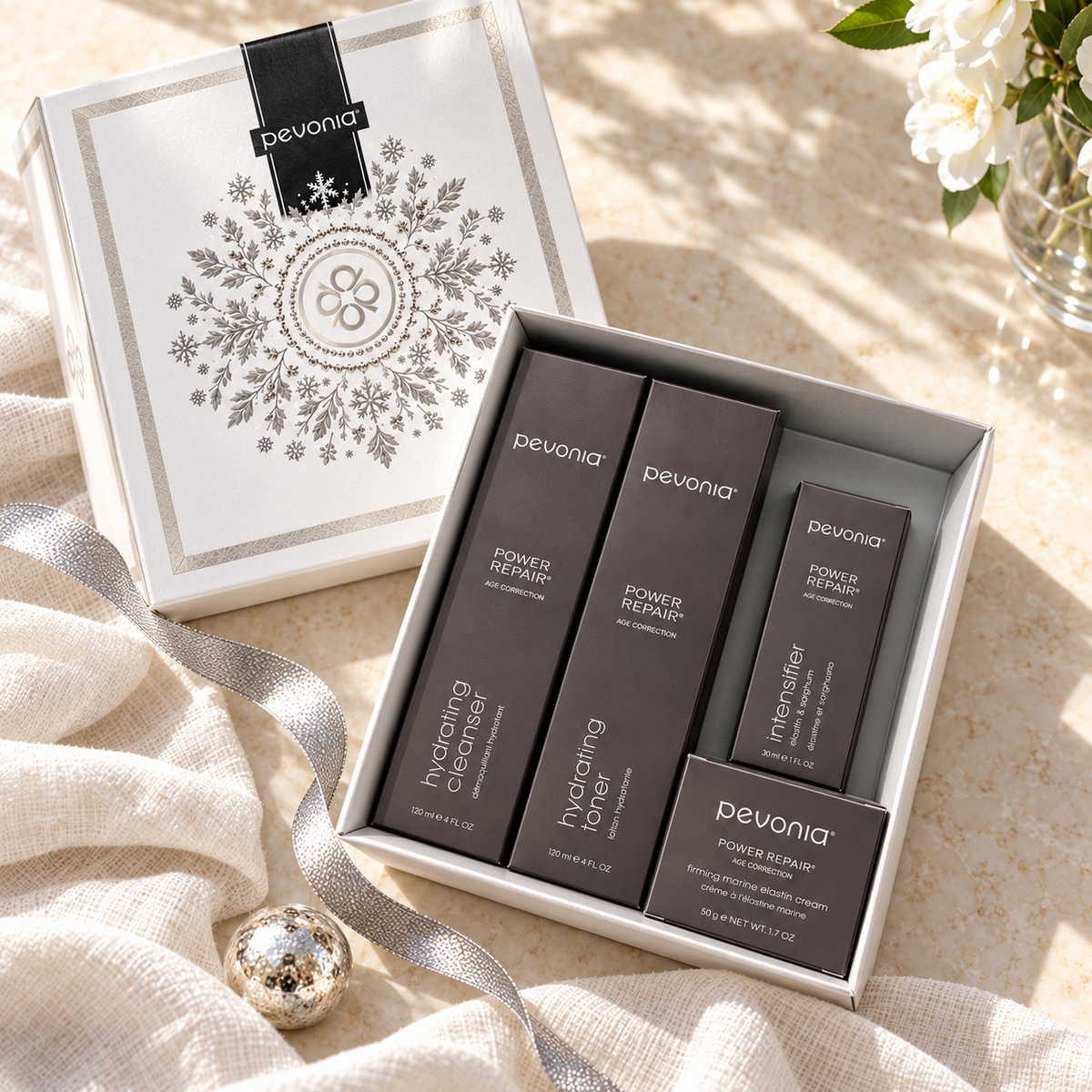 Age Correction Elastin Gift Set - open box