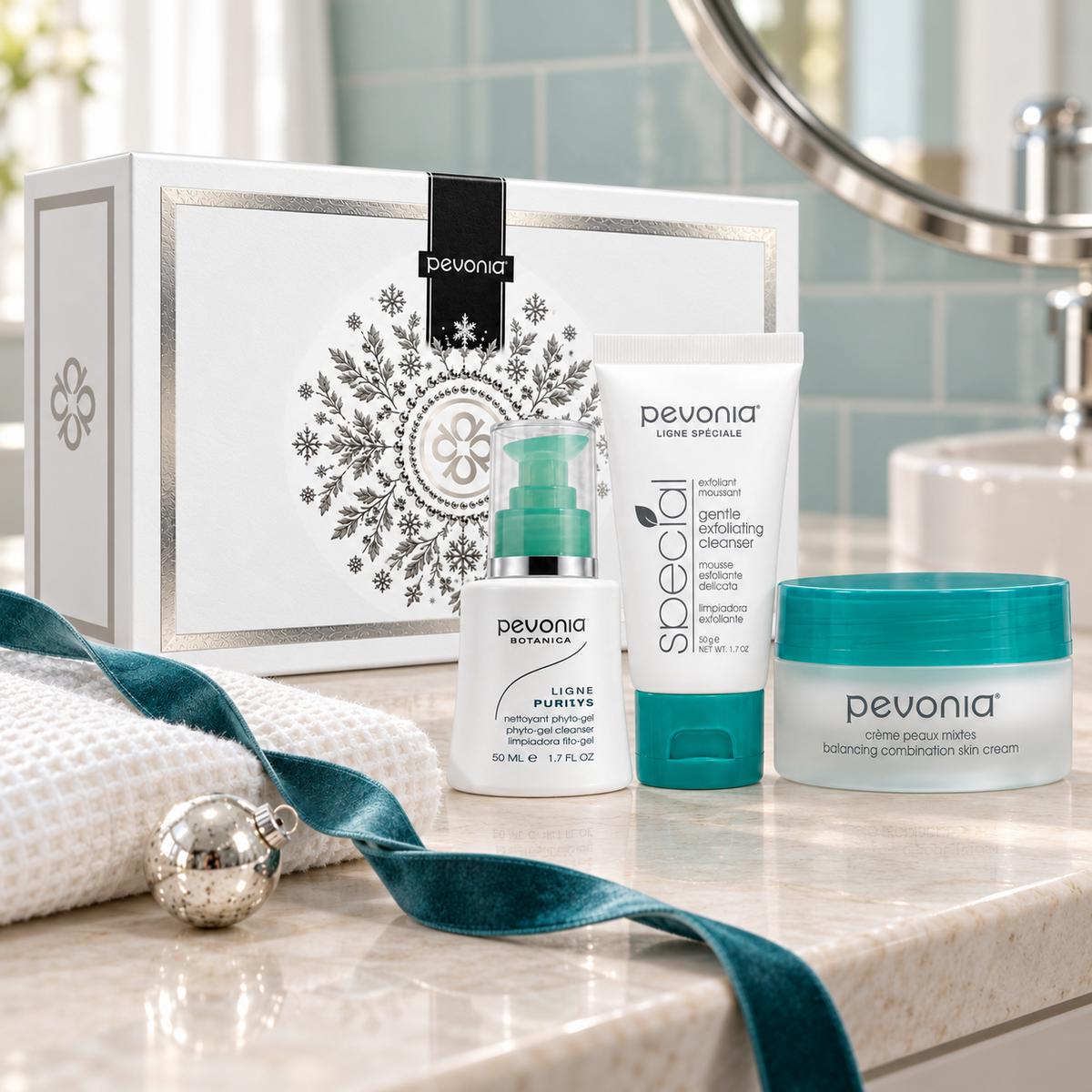 Combination Skin Essentials Gift Pack - lifestyle
