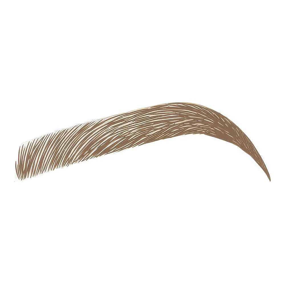 ELES Precision Brow Pencil Illustration of a stylized brow on a white background - shade soft brown