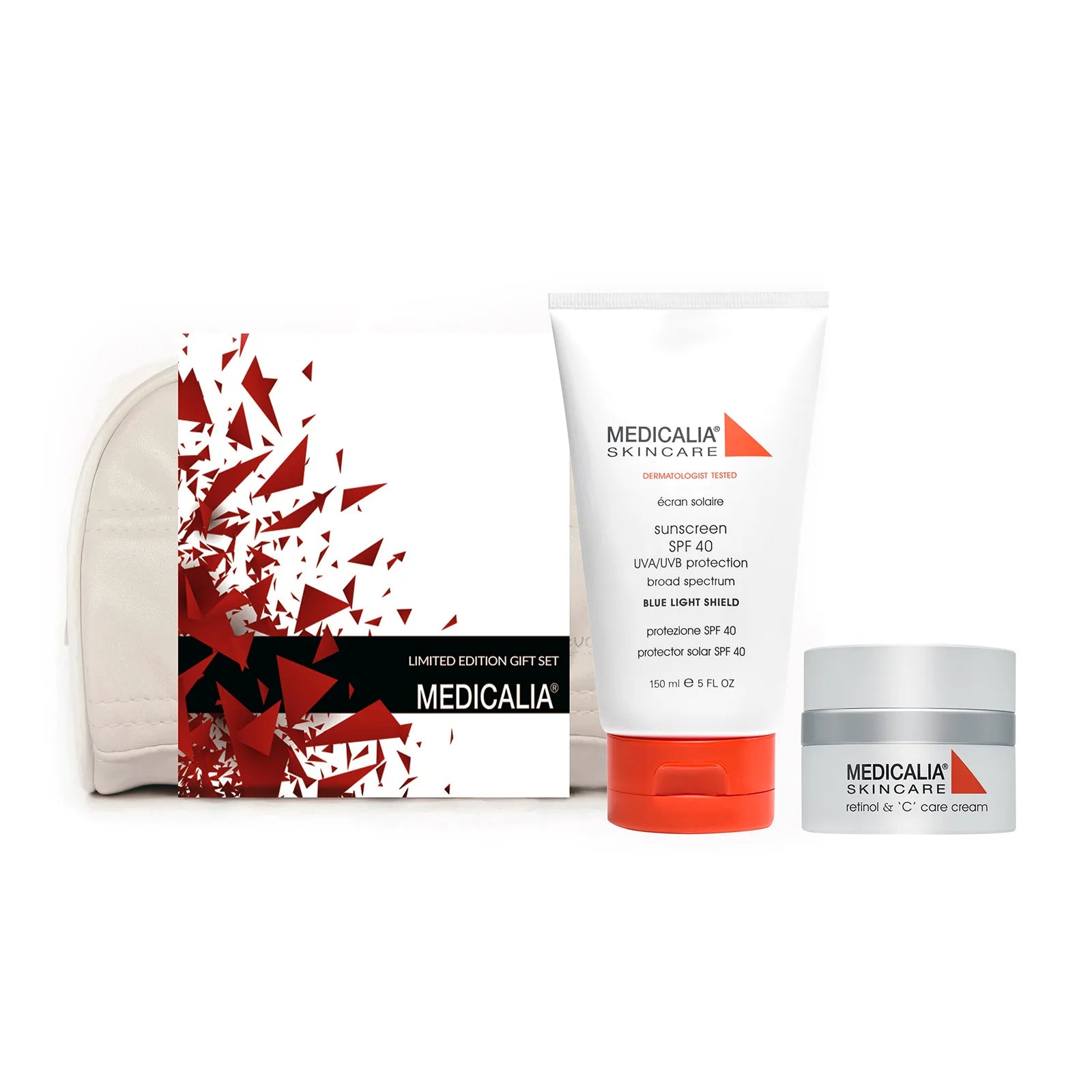 Retinol and C & Sunscreen Gift Bag