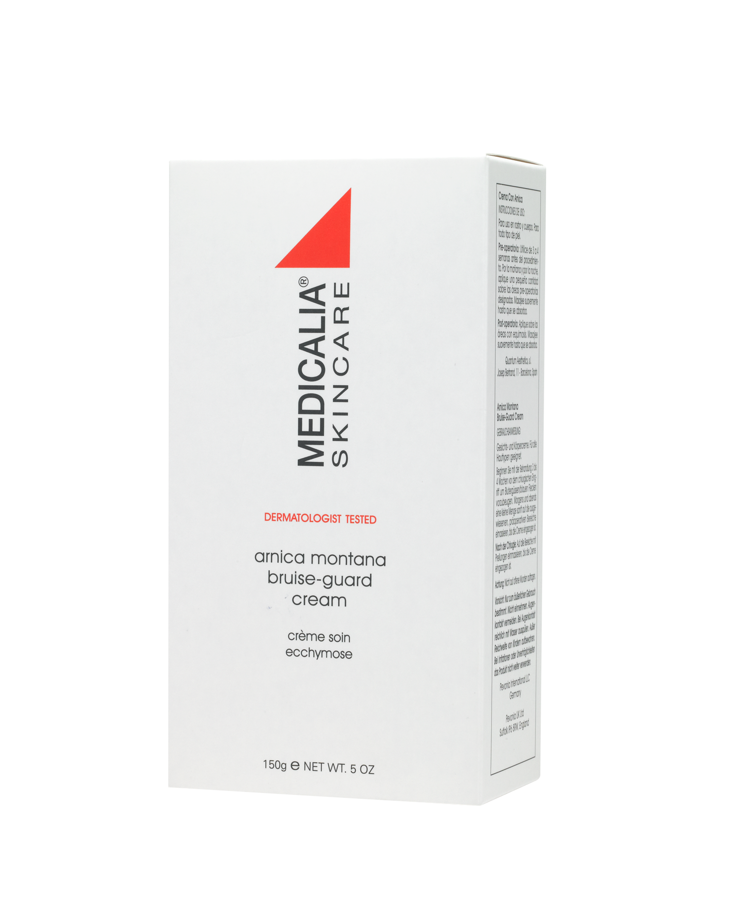 Box of Medicalia Skin Care Arnica Montana Bruise-Guard Cream on a white background