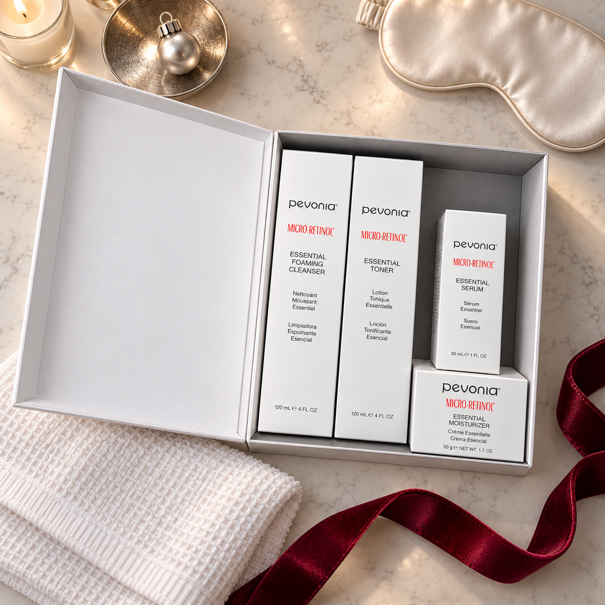 Micro Retinol Skin Refining Gift Set - open box