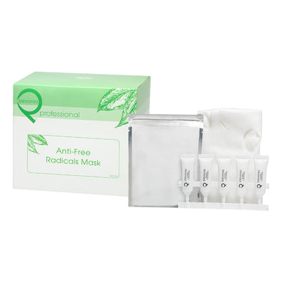 Pevonia Anti‑Free Radicals Mask 5pk — powerful antioxidant facial masks that neutralize free radicals, protect against environmental damage, and restore youthful radiance to the skin.