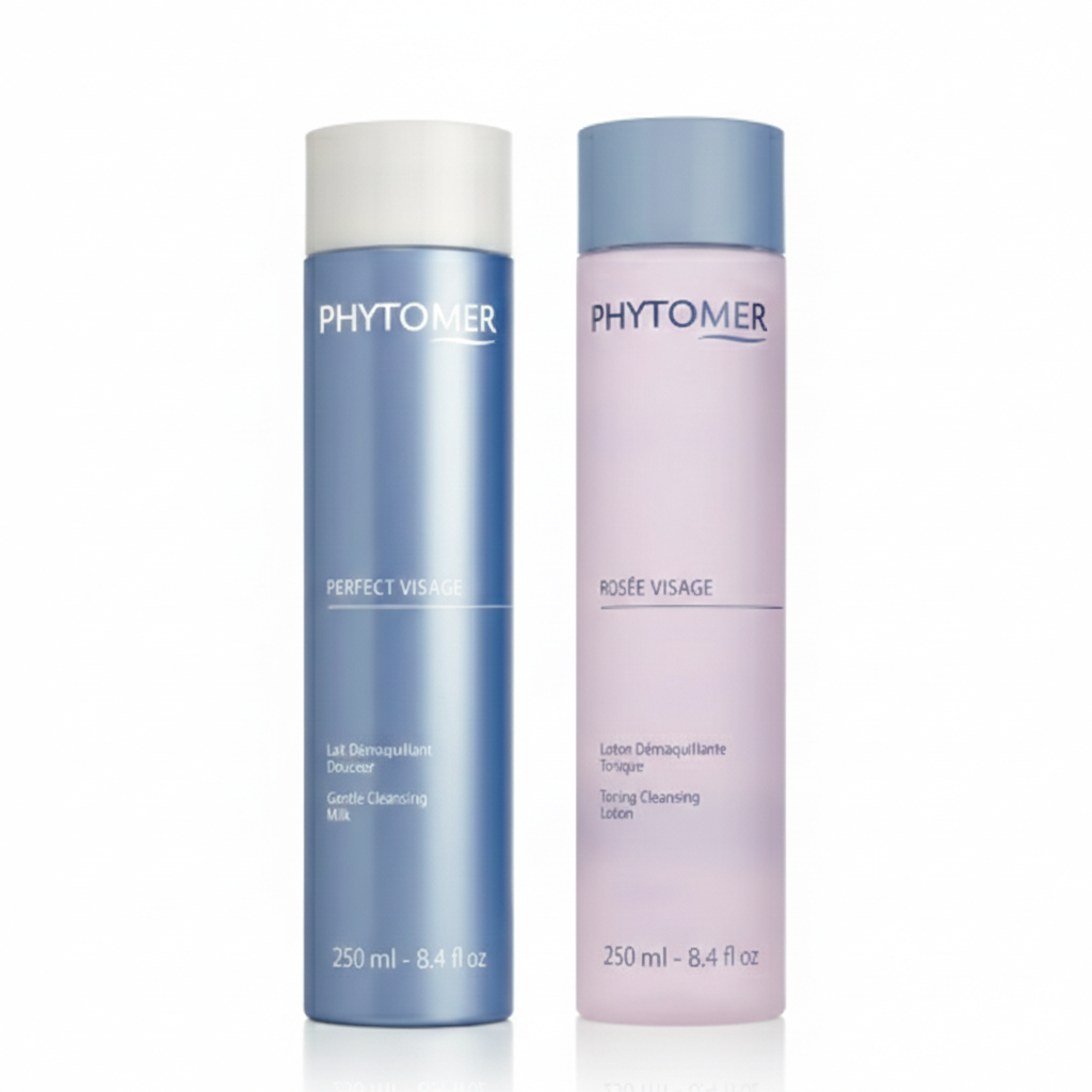 Phytomer facial cleansing and lotion duo bottle 250ml