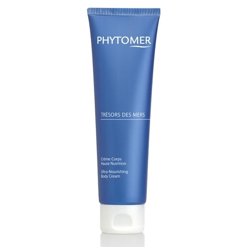 A blue tube of Phytomer Tresor des Mers Ultra Nourishing Body Cream.