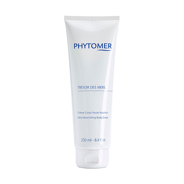 A tube of Phytomer Tresor des Mers Ultra-Nourishing Body Cream.