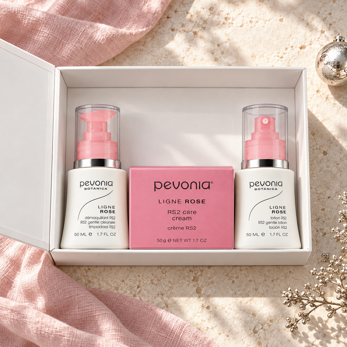 RS2 Rosacea Ultra Sensitive Skin Gift Pack - open box