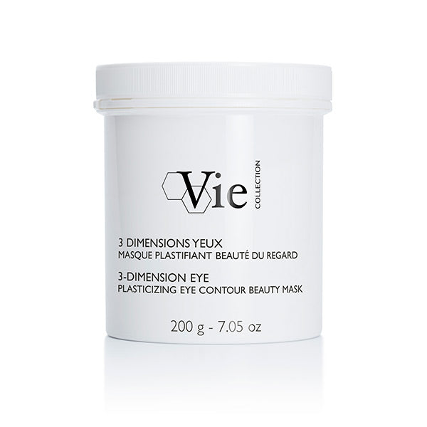 A container of Vie Collection 3 Dimensions Eye Plasticizing Eye Contour Beauty Mask, 200g.
