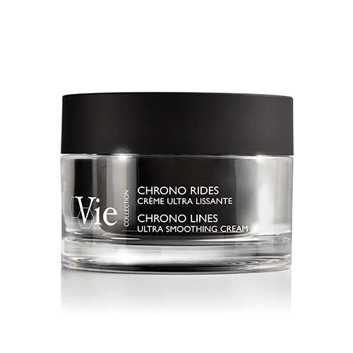 Vie Collection Chrono Lines Ultra Smoothing Cream jar showing  retail formats