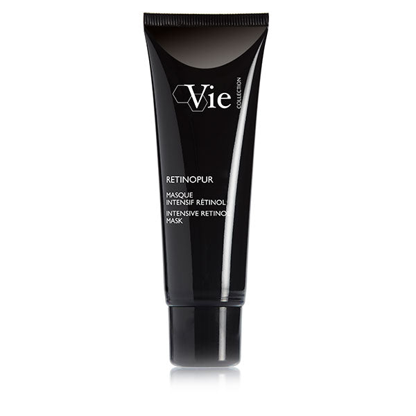 A black tube of Vie Collection Retinopur Intensive Retinol Mask