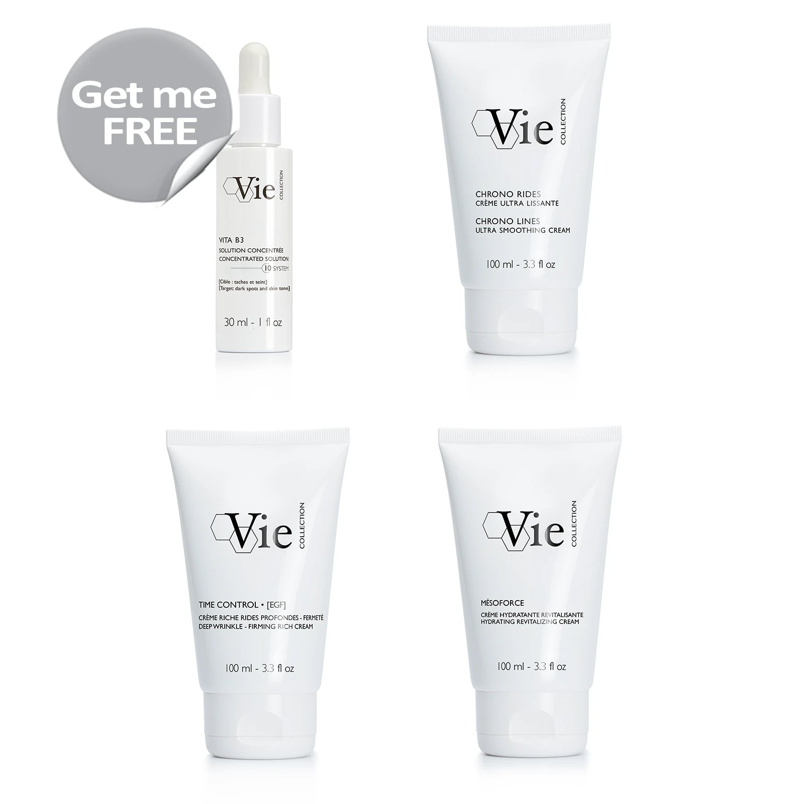 Vie Collection Cream 100ml + FREE Vita B3 Concentrated Solution 30ml