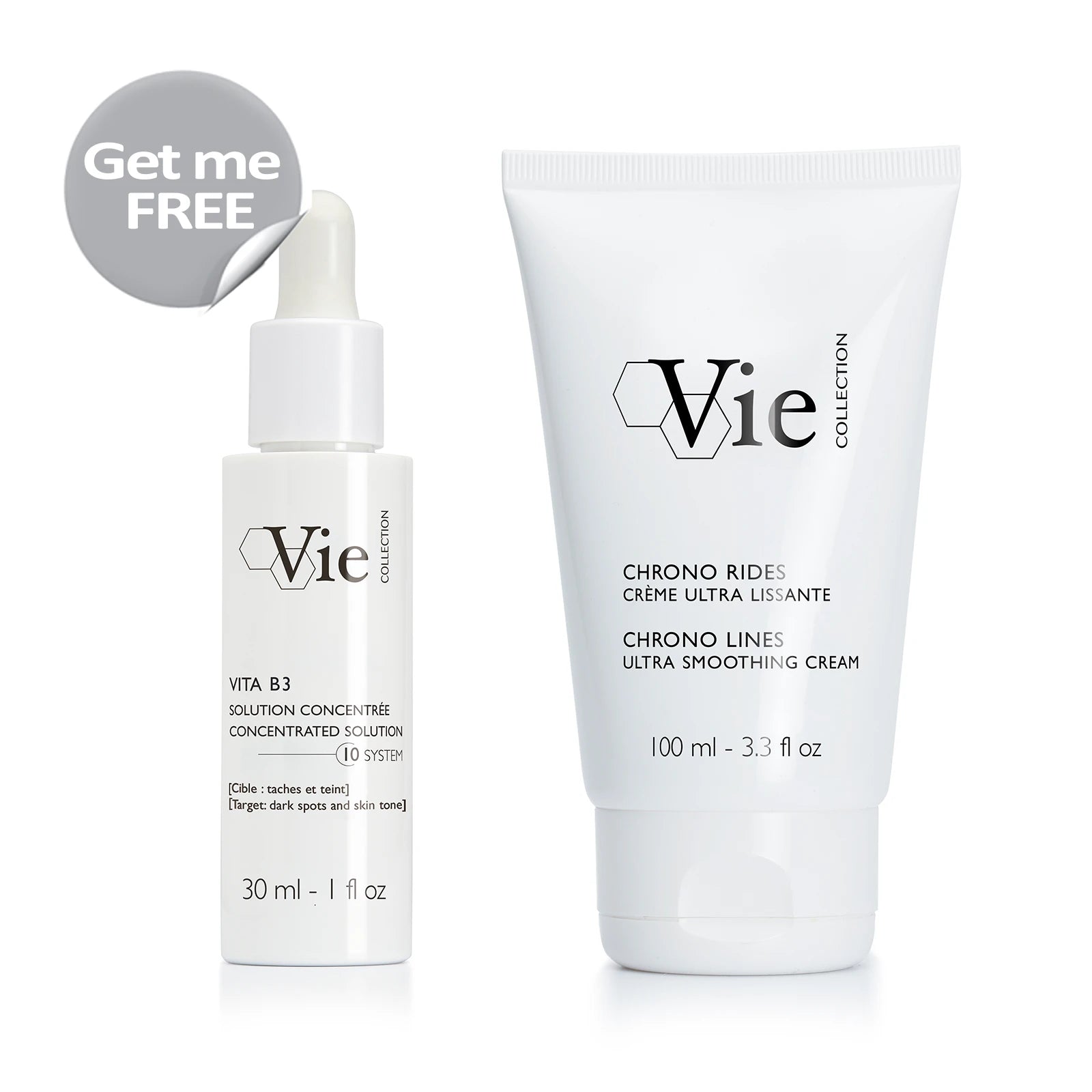 Vie Collection Cream 100ml + FREE Vita B3 Concentrated Solution 30ml