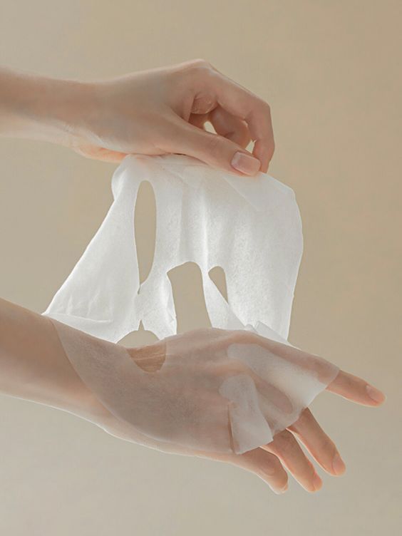 ELES sheet mask showing the mask itself unpacked.