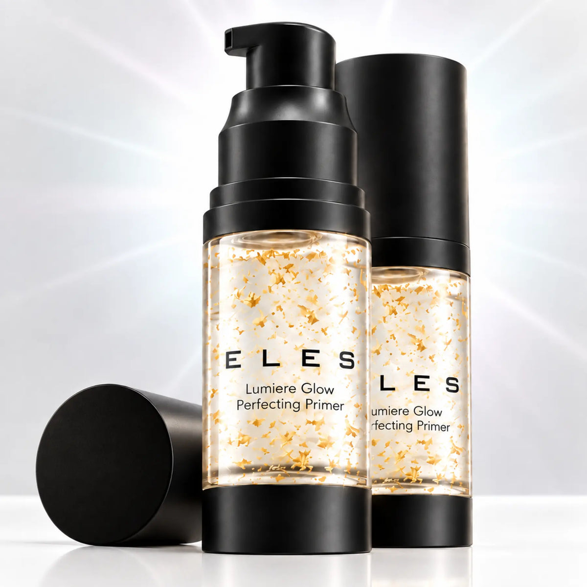 ELES Lumiere Glow Perfecting Primer bottle and cap