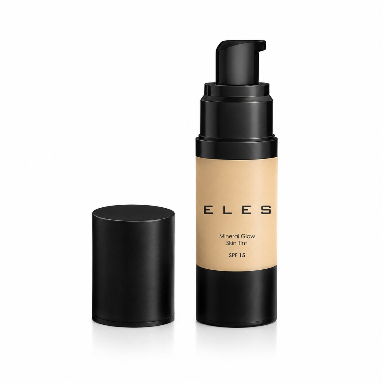 ELES Mineral Glow Skin Tint SPF 15 hydrating skin tint for natural-looking coverage and radiant skin.