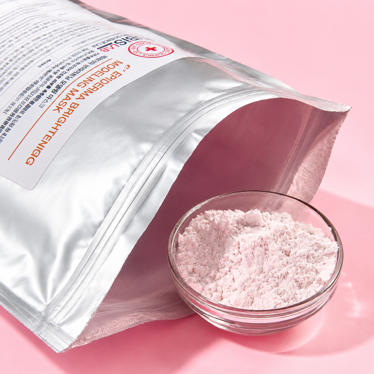 Hubislab e+ Epiderma Brightening Modeling Mask powder for professional clinic brightening treatments and radiant-looking skin