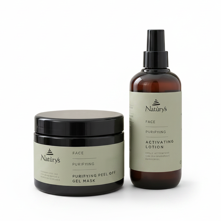 Two skincare products from Natur's on a white background