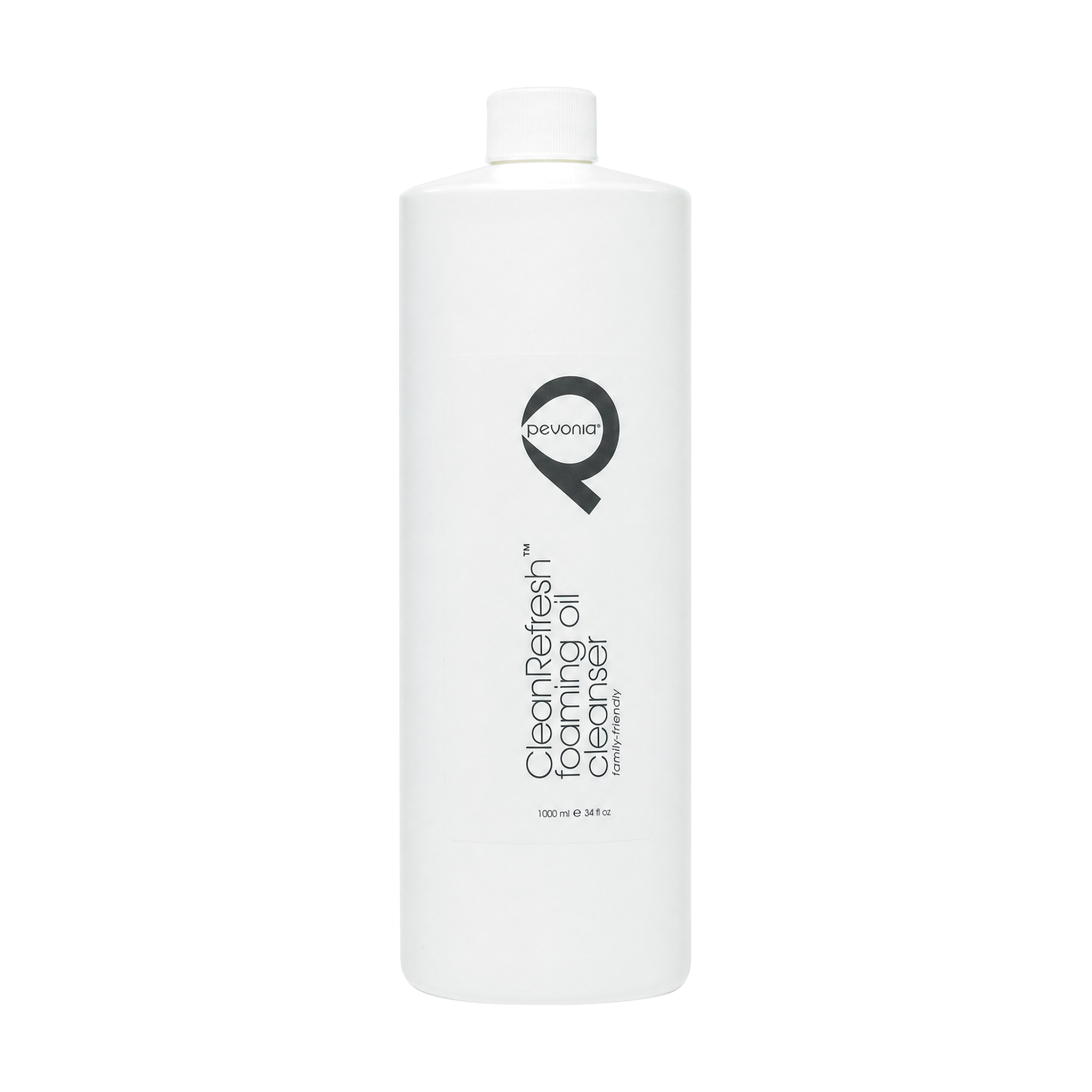 Pevonia CleanRefresh Foaming Oil Cleanser professional 1000ml for soft, hydrated and refreshed skin.