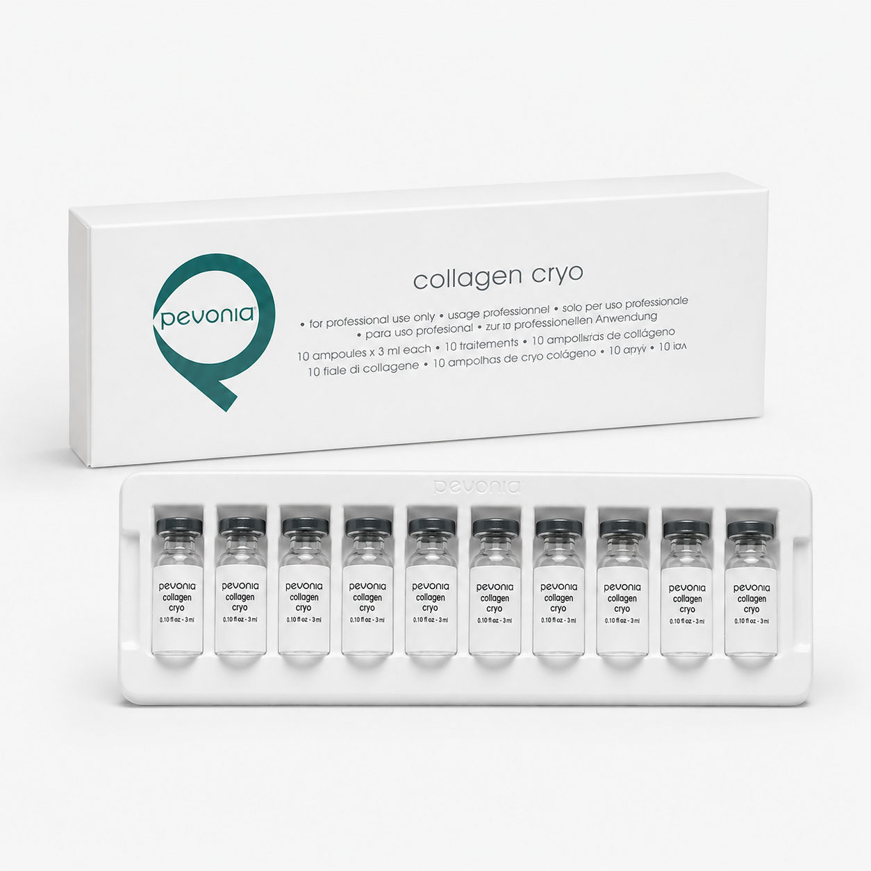 Pevonia Collagen Cryo - freeze‑dried marine collagen eye treatment that smooths wrinkles, firms delicate skin, and restores youthful radiance around the eyes.