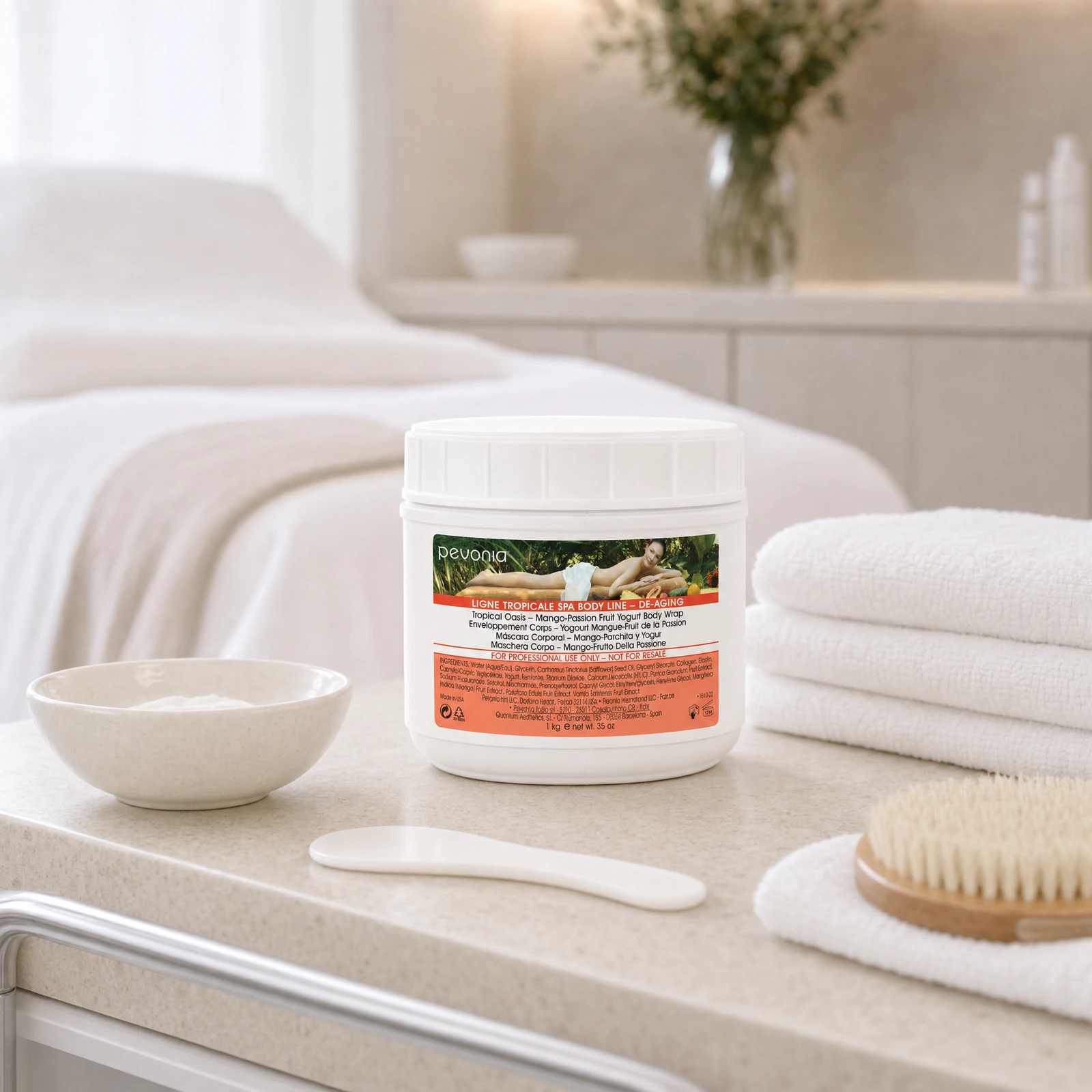 pevonia-de-aging-yogurt-body-wrap-treatment-with-mango-1kg-clinical-treatment-room-lifestyle