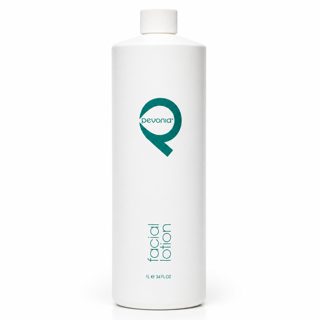 Pevonia Facial Lotion 1000ml professional bottle on a clean white studio background.
