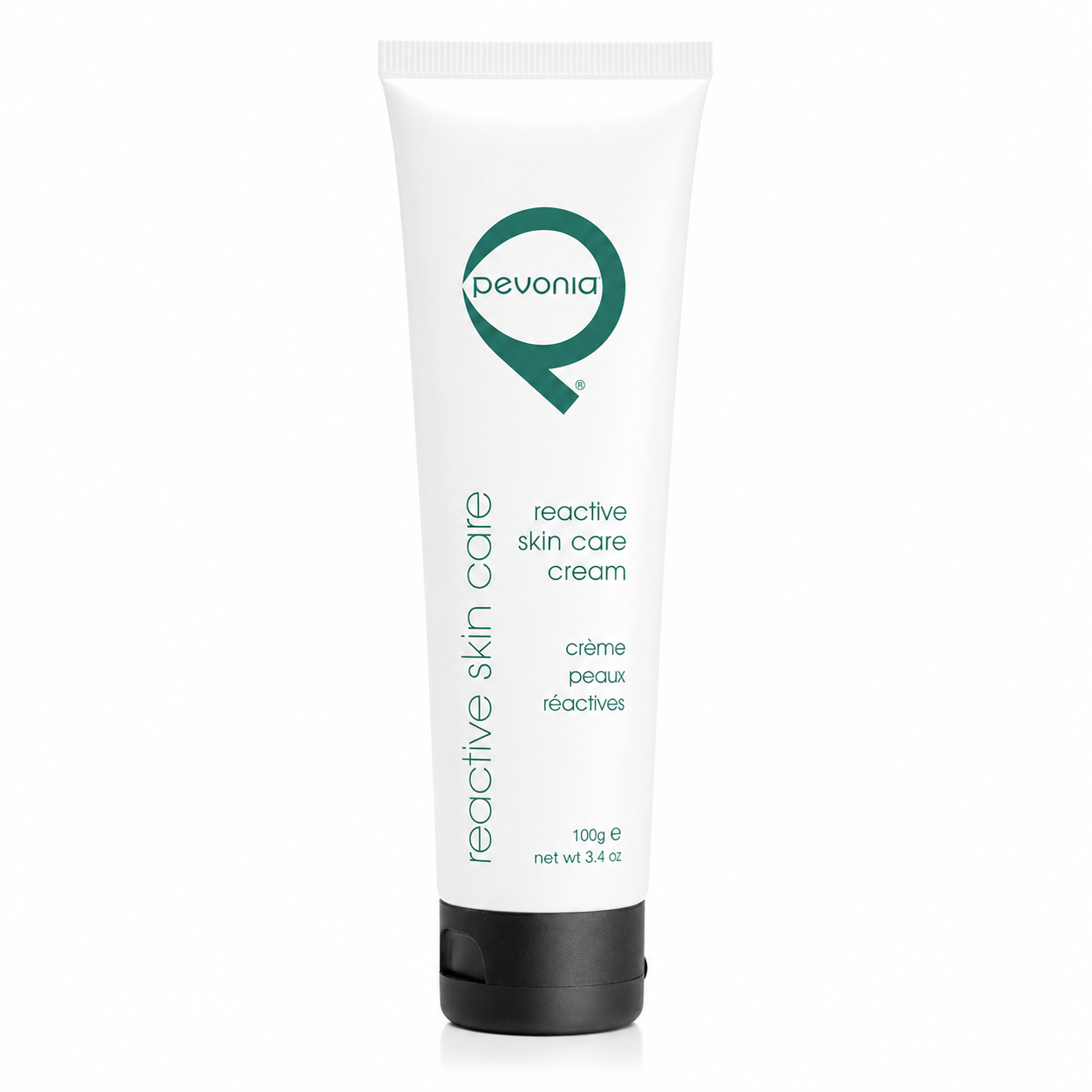 Pevonia Reactive Skin Care Cream 100g displayed on a clean white background