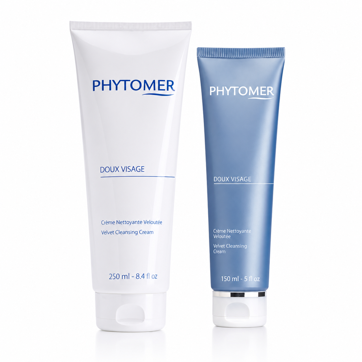 Phytomer Doux Visage Velvet Cleansing Cream retail and professional size duo image.