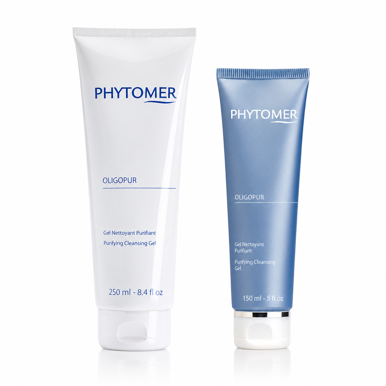 Phytomer Oligopur Purifying Cleansing Gel retail and professional size duo image.