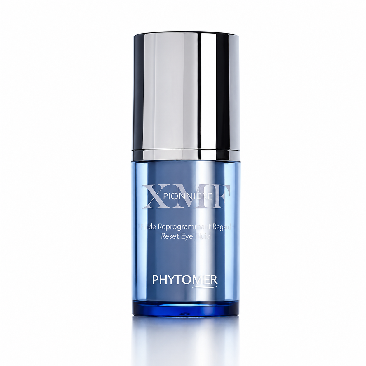 Phytomer Pionnière XMF Reset Eye Fluid 15ml displayed on a clean white background.