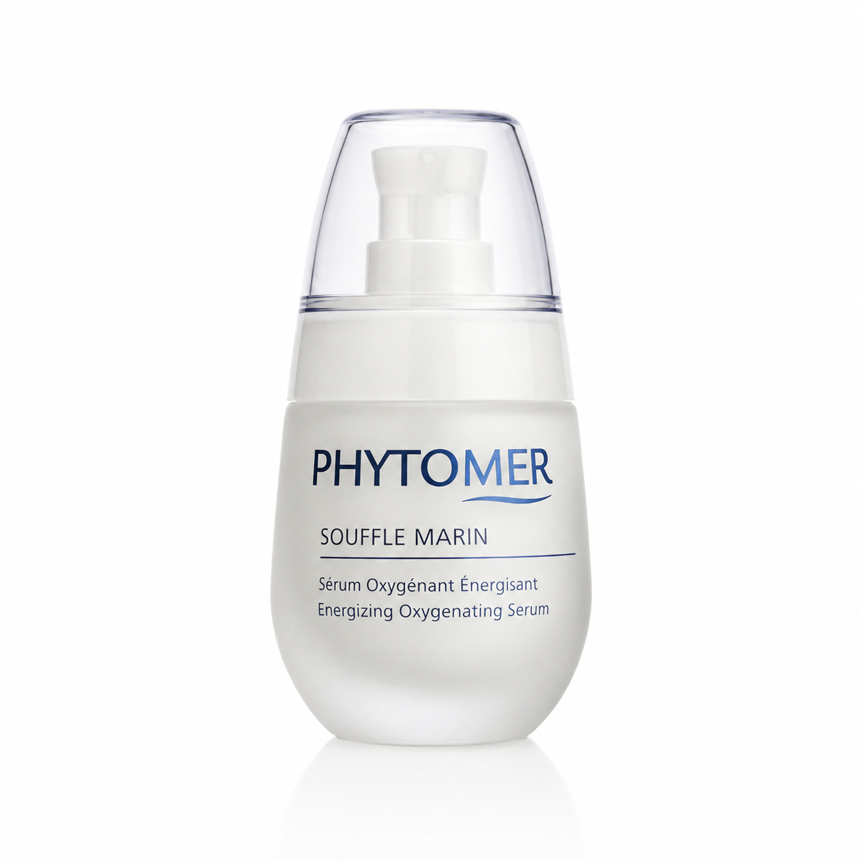 Phytomer Souffle Marin Energizing Oxygenating Serum 30ml in pump bottle packaging on a clean white background.