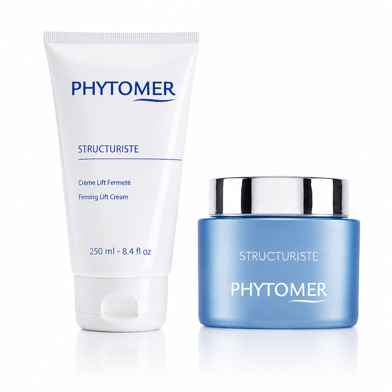 Phytomer Structuriste Firming Lift Cream retail and professional size duo image.