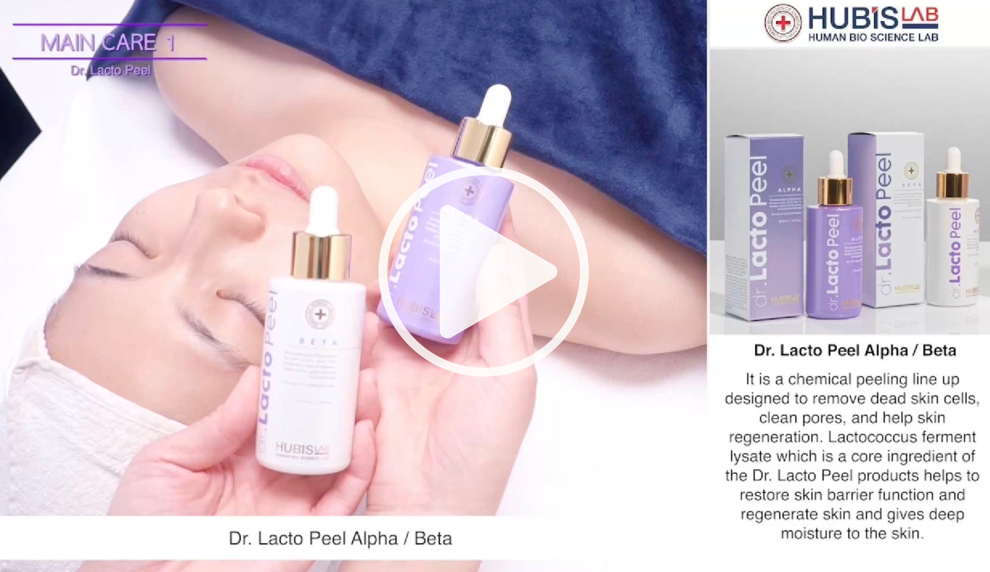 Hubislab Dr. Lacto Peel Alpha/Beta used in actual treatment