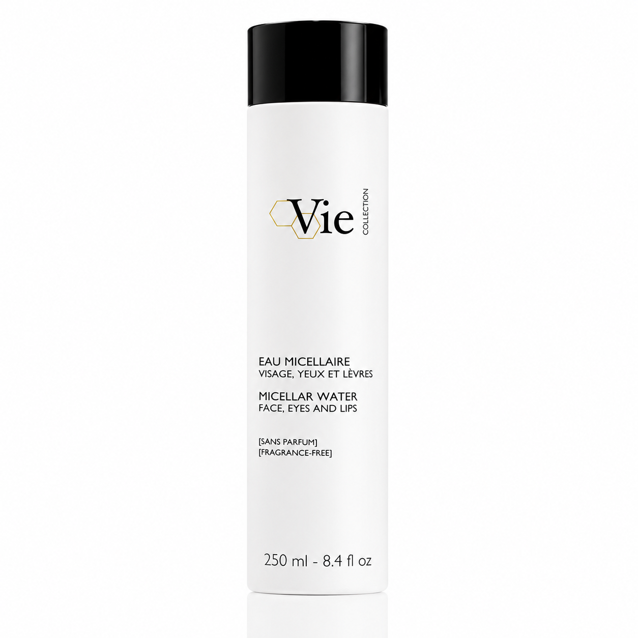 Vie Collection Micellar Water 250 ml gentle micellar cleanser for face, eyes and lips that removes makeup and impurities