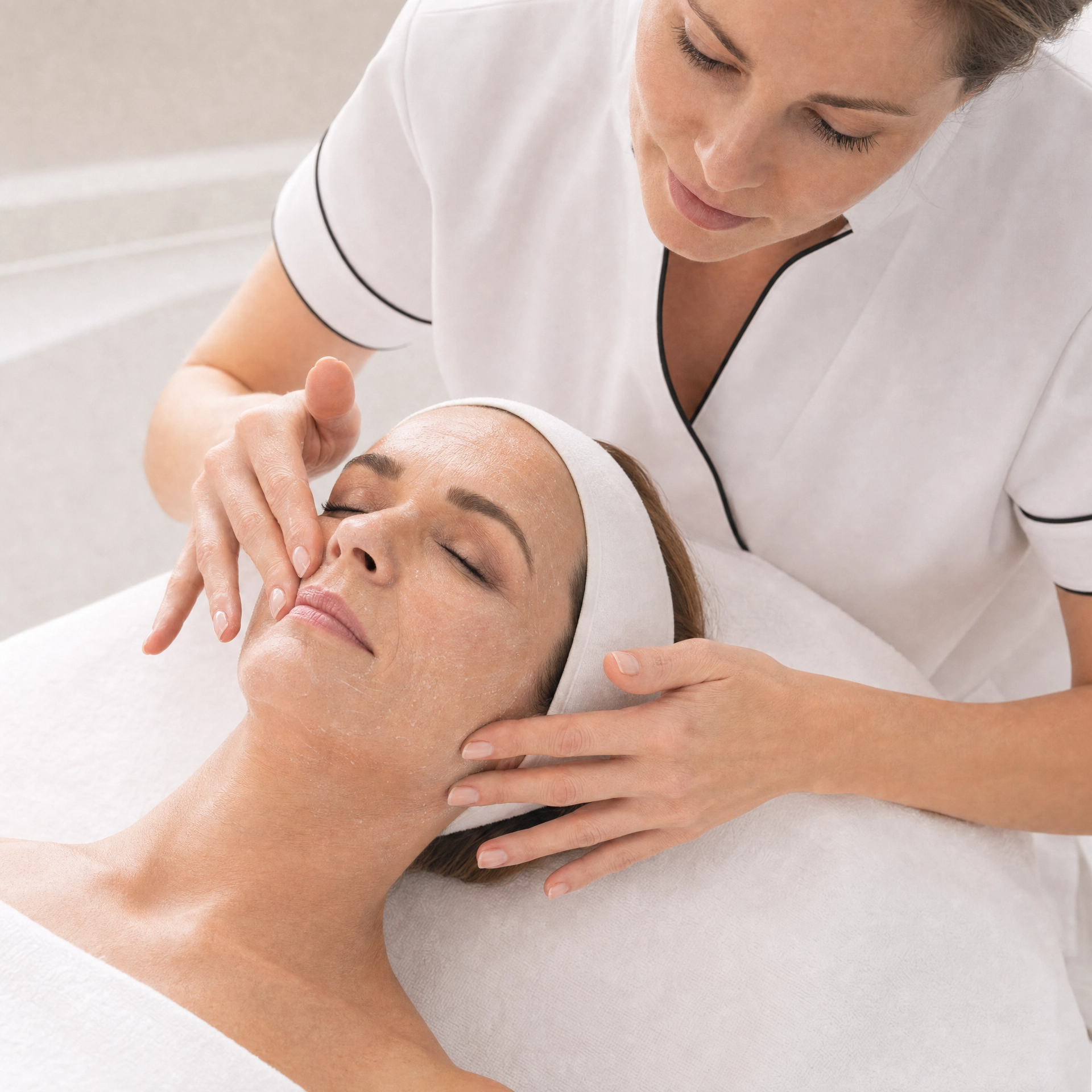 Vie Collection 3D Wrinkle Smoothing Densifying Treatment mechanical exfoliation application