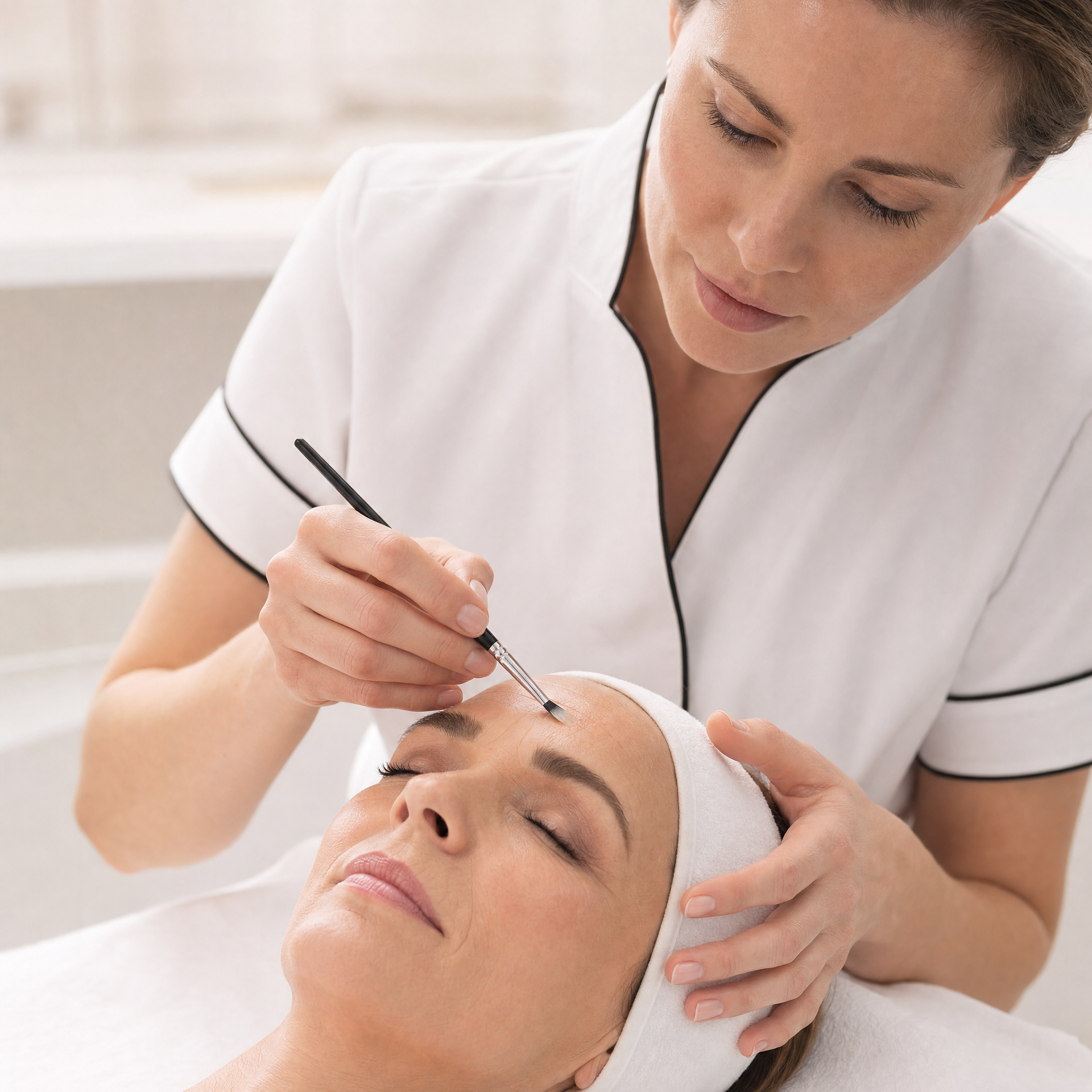 Vie Collection 3D Wrinkle Smoothing Densifying Treatment precision upper-face concentrate application